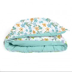 Детский пододеяльник COSAS ORANGE PALMS Ранфорс 110х140 см Белый Балаклея