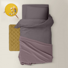 Детский комплект COSAS URBAN Ранфорс 110х140 см Серый Кременец