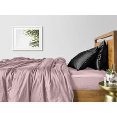 Семейный комплект постельного белья Beige CS5 COSAS черный 2х160х220 см Киев