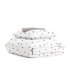 Подростковое постельное белье BRONZE DELTA COSAS Белый 155х215 см Братское