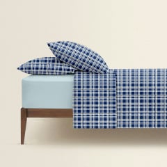 Полуторная постель без простыни Cell CS3 COSAS Голубой 160х220 см Южноукраинск