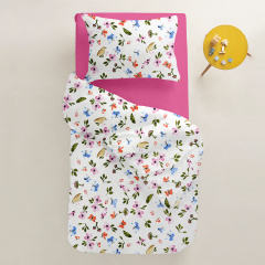 Підліткова постіль з простирадлом на гумці COSAS Happy Birds CS3 160х220 см Різнокольоровий Молочанськ