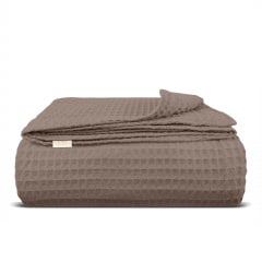 Покривало 160х230 Mousse Greek Waffle COSAS шоколад Пологи