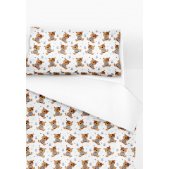 Дитяча наволочка COSAS BEAR Бязь 40х60 см Бежевий Київ