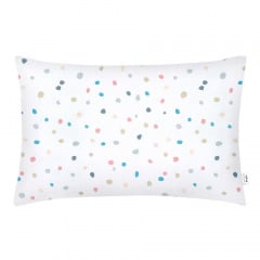 Півтораспальний комплект без простирадла COSAS COLOR BLOTS Ранфорс 160х220 см Білий Пологи