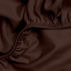 Простыня на резинке в детскую кроватку 60х120 см сатин BROWN Cosas Каменское