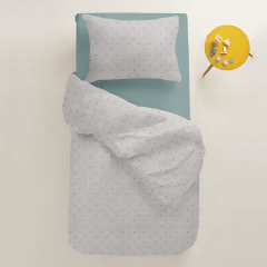 Детское постельное белье в кроватку MINI DOTS CS3 COSAS Бежевый 110х140 см Бучач