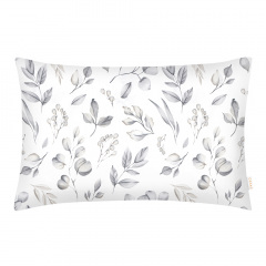 Полуторна постільна білизна STEPPE FLOWERS CS1 COSAS сірий 160х220 см Калуш