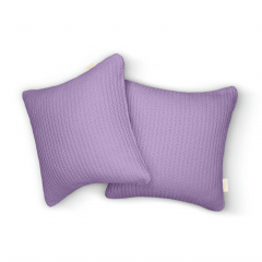Наволочка 45х45 см Lavander Knitted Braid COSAS Ясногородка