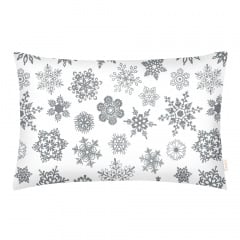 Євро наволочка COSAS SNOWFLAKES GRAY 50х70 см Сірий Камінь-Каширський
