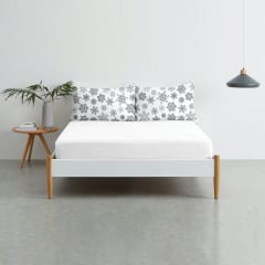 Євро наволочка COSAS SNOWFLAKES GRAY 50х70 см Сірий Камінь-Каширський