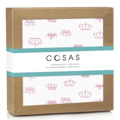 Непромокаючий наматрацник 70х120 см ROSE CROWN COSAS рожевий Генічеськ