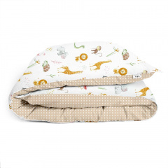 Підліткова підковдра COSAS AFRICA ZOO Ранфорс 155х215 см Жовтий Василівка