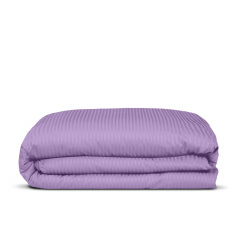 Подростковая постель сатин с простыней на резинке AMETHYST CS1 Cosas Фиолетовый 160х220 см Ясногородка