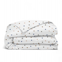 Двоспальна постіль з простирадлом на гумці DELTA COSAS Білий 180х220 см Костопіль