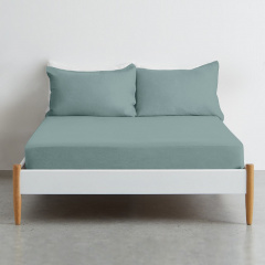 Простынь на резинке COSAS AGAVE Ранфорс 160х200х20 см Мятный Ясногородка