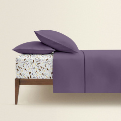 Подростковая постель с простыней на резинке AURORA CS2 COSAS Лаванда 160х220 см Ясногородка