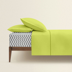 Полуторная постель с простыней на резинке Lime CS4 COSAS Лайм 160х220 см Киев