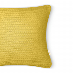 Наволочка COSAS Summer Knitted Braid 50х50 см Жовтий Камінь-Каширський