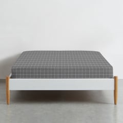 Простирадло на резинці 90х200 см CELL CS1 COSAS Сірий Гуляйполе