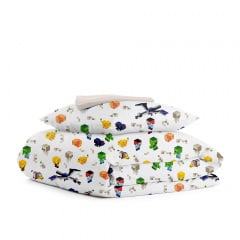 Підліткова постіль з простирадлом на гумці Minecraft COSAS Зелений 160х220 см Луцьк