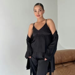 Домашняя одежда женская COSAS Olympia S Черный Южноукраинск