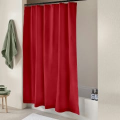 Шторка для душу та ванної COSAS CHILLI з кільцями 180х200 см Червоний Хмельницький