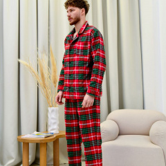 Мужская пижама COSAS SleepWay XL Красно-зеленый (SleepWay_red_green_XL) Киев