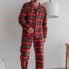 Мужская пижама COSAS SleepWay S Красно-зеленый (SleepWay_red_green_S) Киев