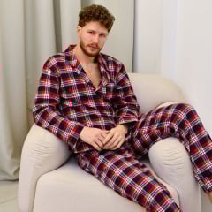 Мужская пижама COSAS SleepWay L Красно-голубой (SleepWay_blue_red_L) Киев