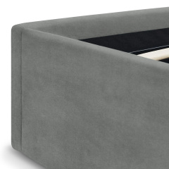 Ліжко двоспальне COSAS Kiwi Stone 160x200 см Базальт Дубно