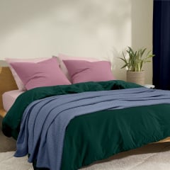 Плед-покривало косичка COSAS 200х220 см Nightfall Knitted Braid Синій Переяслав-Хмельницький