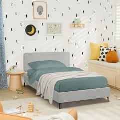 Ліжко односпальне COSAS Kiwi Rocky 90х200 см Сірий Київ