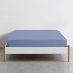 Набір простирадло на резинці 140х200 см 2 шт SUMMER Cosas Блакитно-зелений Кобижча