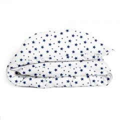 Двуспальный пододеяльник COSAS BIG BLUE STAR Ранфорс 180х220 см Синий Вознесенск