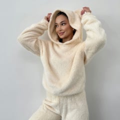 Домашняя одежда женская COSAS Hugs S-M Молочный Кобыжча