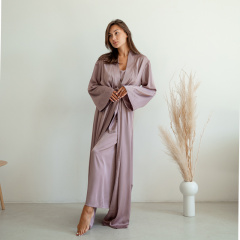 Женский халат COSAS Silky Cloud L-XL Сиреневый Киев