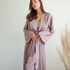 Женский халат COSAS Silky Cloud L-XL Сиреневый Киев