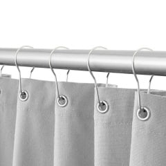 Шторка для душа и ванной COSAS SAND с кольцами 180х180 см Бежевый Новая Прага