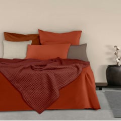 Плед-покрывало вафельное COSAS 200х220 см Ruby Greek Waffle Бордовый Михайловка