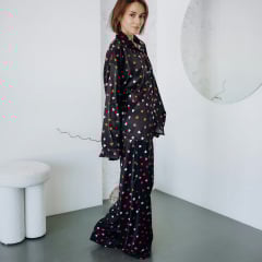 Пижама женская COSAS Amore M Черный Ромны