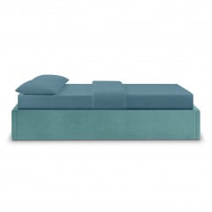 Ліжко двоспальне COSAS Papaya Nevada 180x200 см Бірюзовий Ясногородка