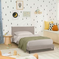 Ліжко односпальне COSAS Mandarin Biscuit 90х200 см Капучино Генічеськ