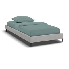 Ліжко односпальне COSAS Mandarin Rocky 90х200 см Сірий Дубно