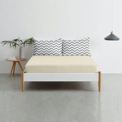 Набір наволочки і простирадло COSAS GREY ZIGZAG & BISCUIT Ранфорс 160х200 см Сірий Київ