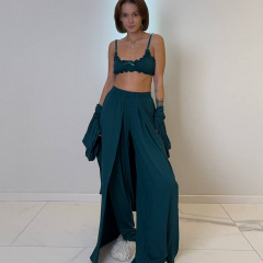 Домашній костюм COSAS Serena Home L Смарагдовий Куйбишеве