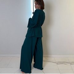 Домашній костюм COSAS Serena Home L Смарагдовий Куйбишеве