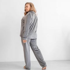 Піжама жіноча COSAS Velour Harmony XS Сірий Слов'янськ