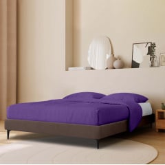 Ліжко двоспальне COSAS Mandarin Walnut 180x200 см Махагон Дзензелівка