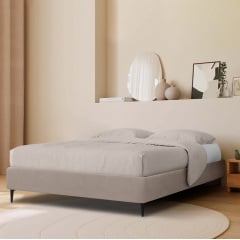 Ліжко двоспальне COSAS Kiwi Biscuit 180x200 см Капучино Генічеськ